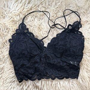 🆕 Abercrombie & Fitch black Lace Bralette 🆕